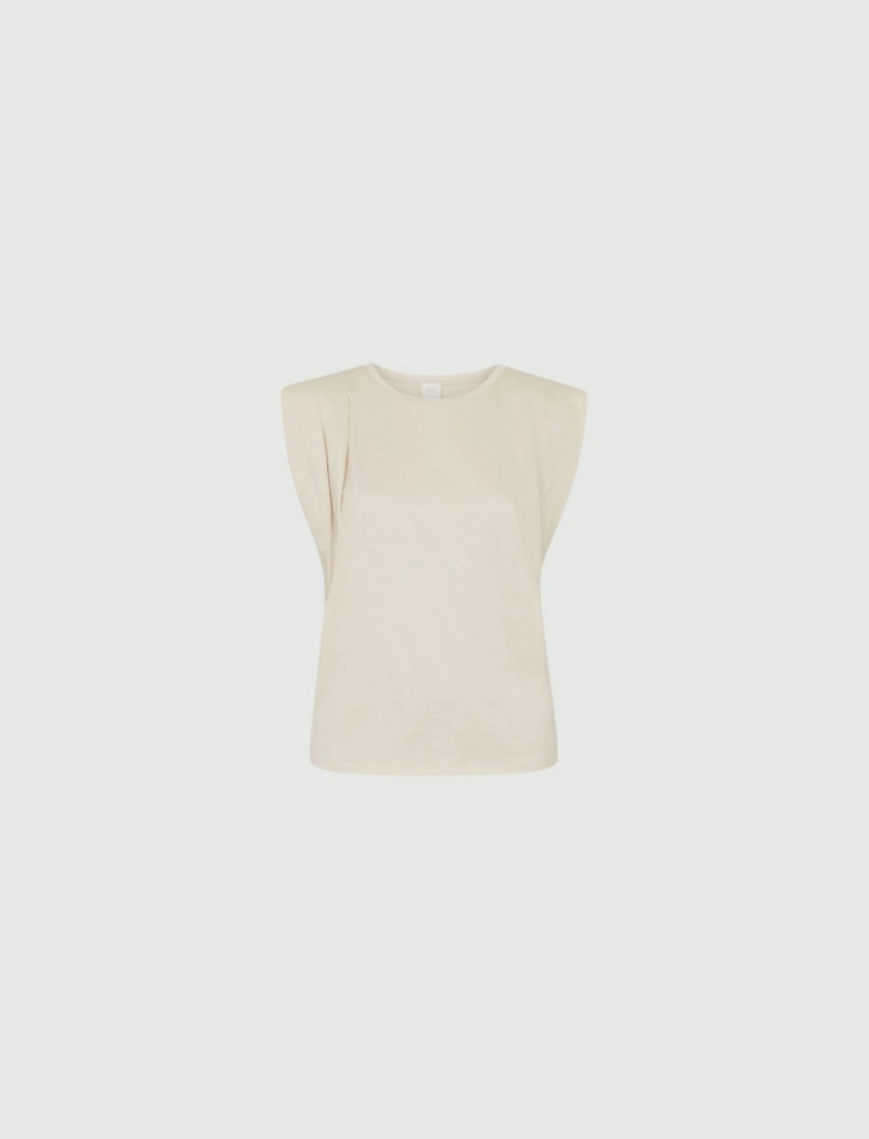 Top Damskie Marella Jersey Białe | Polska 098431-IOK