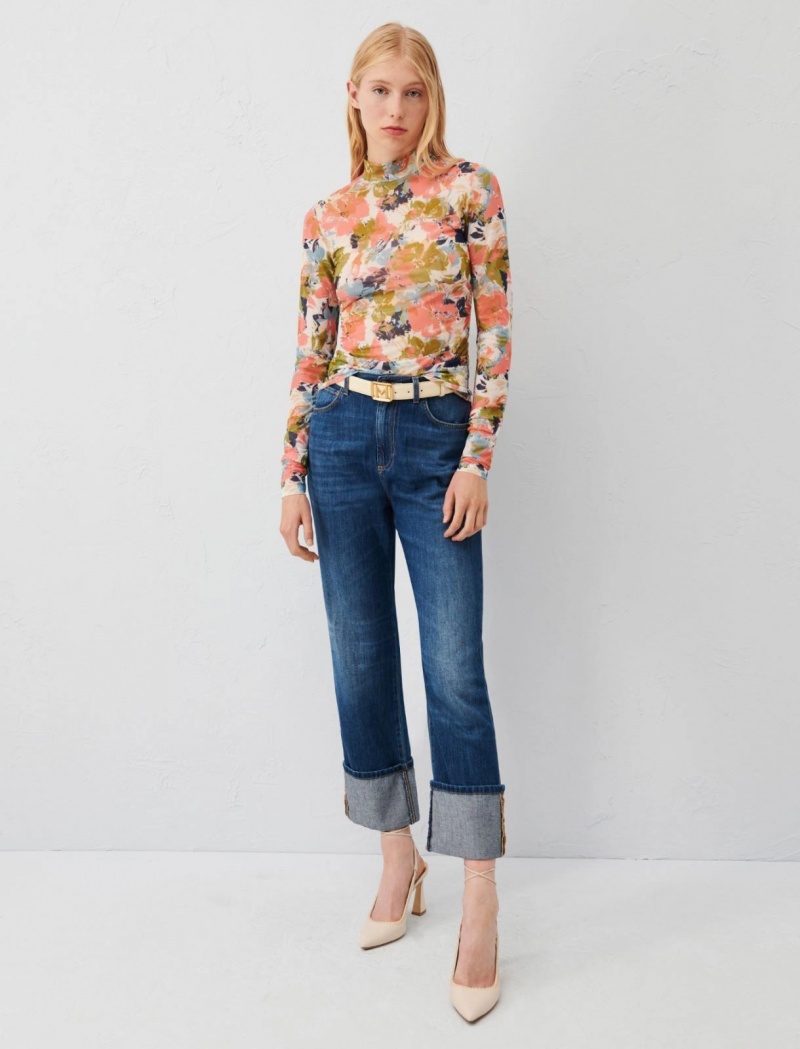 Top Damskie Marella Tulle Białe | Polska 409816-SIC