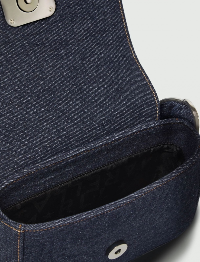 Torby Damskie Marella Denim Granatowe | Polska 620578-JQF
