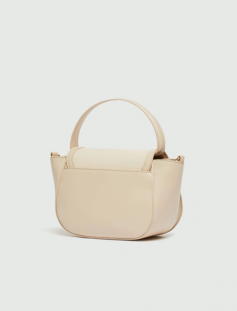 Torby Damskie Marella Flapover Białe | Polska 234681-RSQ