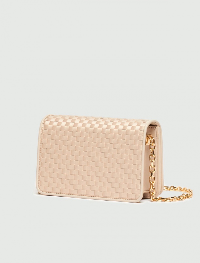 Torby Damskie Marella Satin Beżowe | Polska 569023-DCW