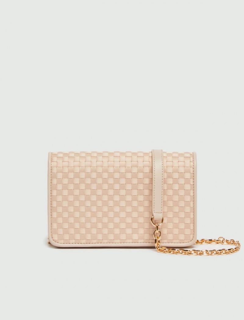 Torby Damskie Marella Satin Beżowe | Polska 569023-DCW
