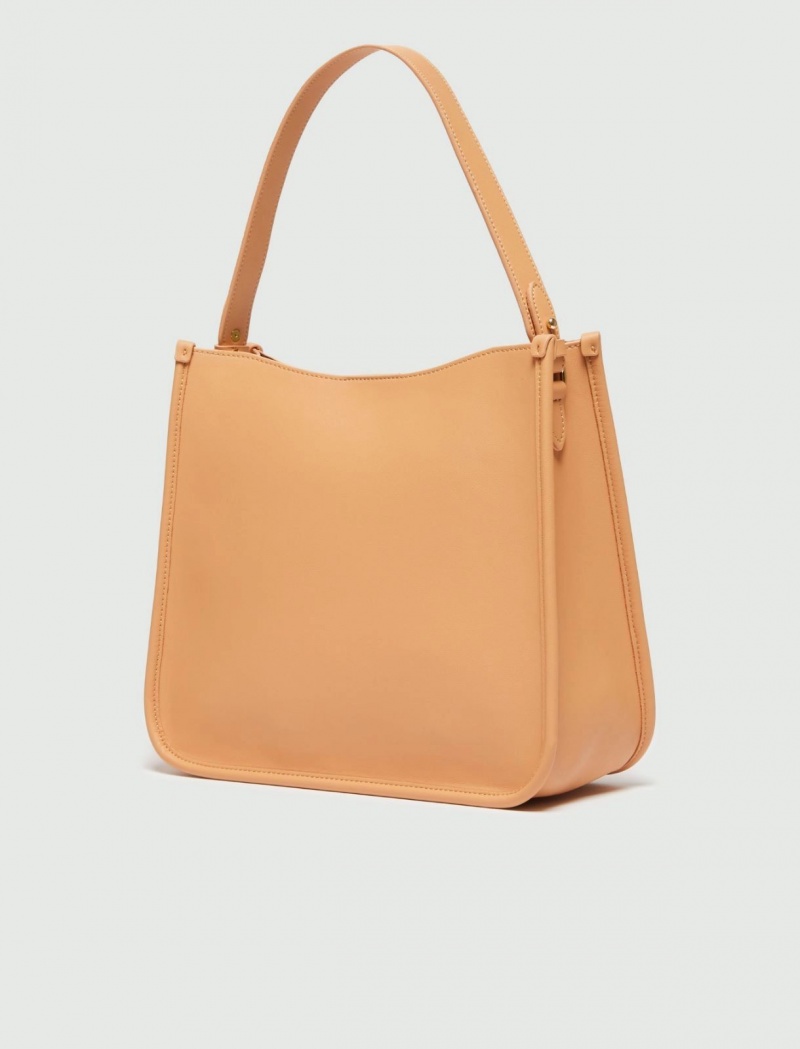 Torby Damskie Marella Shoulder-Paskiem Beżowe | Polska 178493-DPK