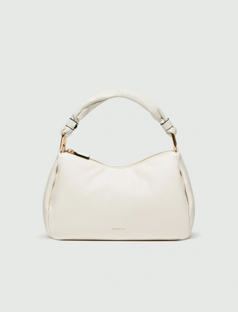 Torby Damskie Marella Shoulder-Paskiem Białe | Polska 023417-EUH