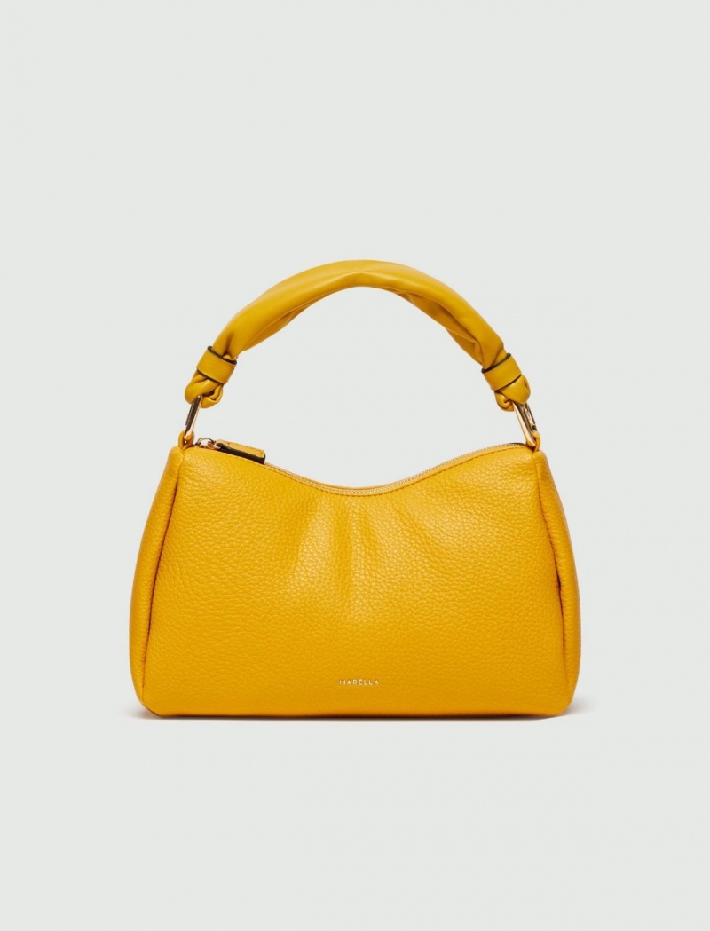 Torby Damskie Marella Shoulder-Paskiem Żółte | Polska 450619-ARY