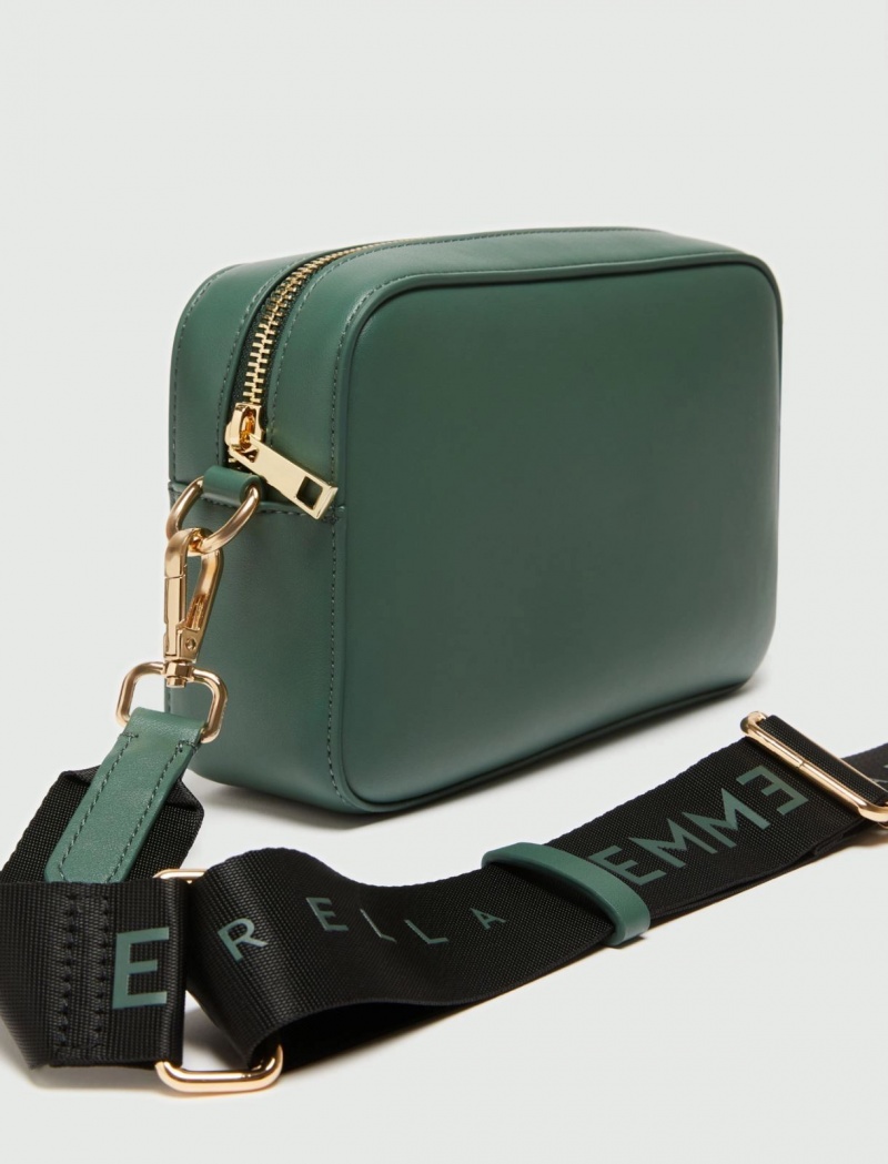 Torby Damskie Marella Small Camera Zielone | Polska 531849-QBP