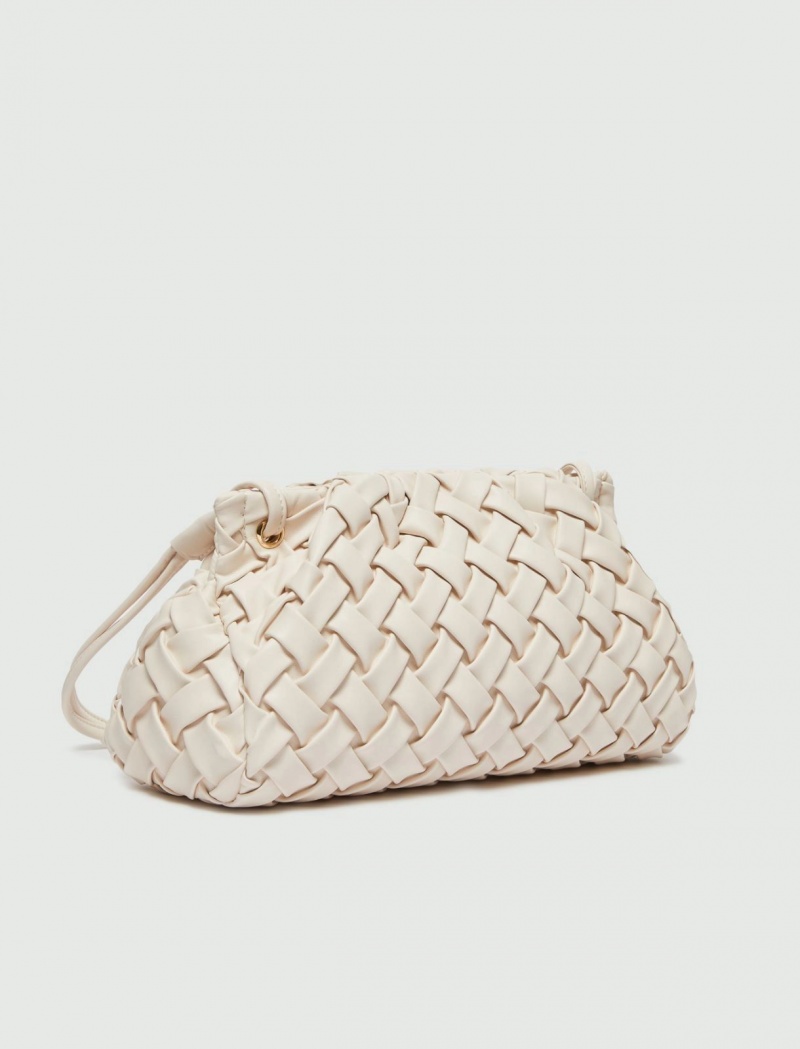 Torby Damskie Marella Woven Białe | Polska 032165-CHR