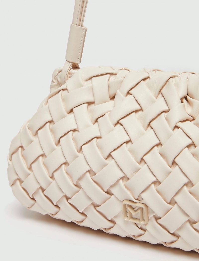 Torby Damskie Marella Woven Białe | Polska 032165-CHR